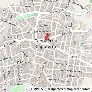 Mappa Via Trento, 1, 09012 Capoterra, Cagliari (Sardegna)