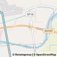 Map Rocca di Neto