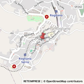 Mappa Via Regina Elena, 38, 87054 Rogliano, Cosenza (Calabria)