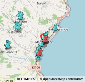 Mappa Via Giovanni XXIII°, 88060 Montepaone CZ, Italia (1.8235)