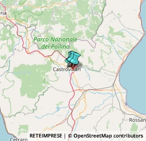 Mappa Via Roseto Capospulico, 87012 Castrovillari CS, Italia (25.61273)