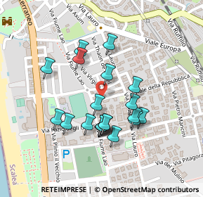 Mappa Via dello Stadio, 87029 Scalea CS, Italia (0.2125)