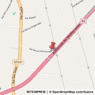 Mappa Contrada Ferrocinto, 87012 Castrovillari, Cosenza (Calabria)