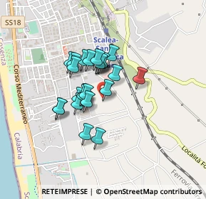 Mappa Via Lavinium, 87029 Scalea CS, Italia (0.324)
