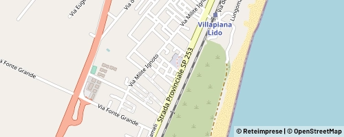 Mappa Villapiana