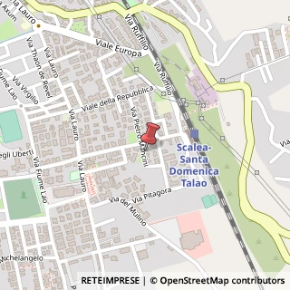 Mappa Via Pietro Mancini, 42, 87029 Scalea, Cosenza (Calabria)