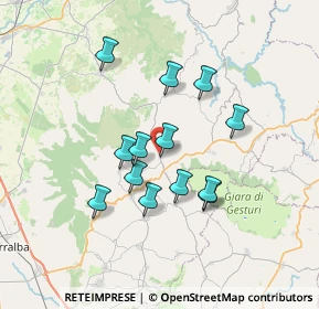 Mappa Vico III Eleonora D'Arborea, 09090 Usellus OR, Italia (6.36846)