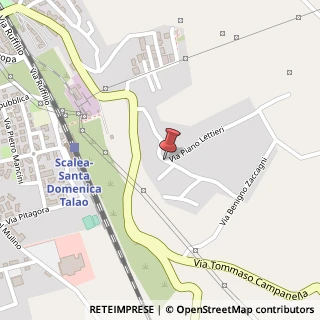 Mappa Via Piano Lettieri, 34, 87029 Scalea, Cosenza (Calabria)