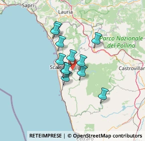 Mappa Contrada Molina, 87020 Orsomarso CS, Italia (9.9125)