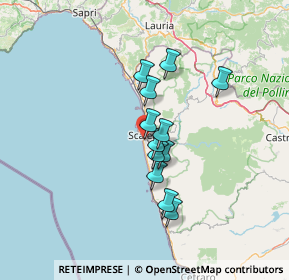 Mappa Via Fiume Lao, 87029 Scalea CS, Italia (10.87583)