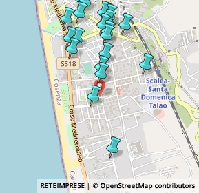 Mappa Via Fiume Lao, 87029 Scalea CS, Italia (0.5945)