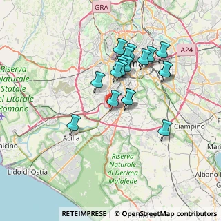 Mappa Via Calcutta, 00144 Roma RM, Italia (6.56)