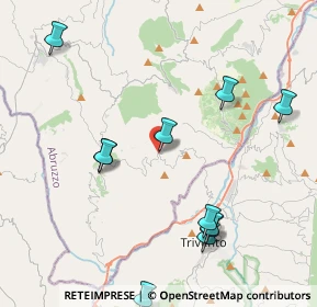 Mappa SP 198 Castiglione Messer Marino - Castelguidone, 66045 Schiavi di Abruzzo CH, Italia (4.95455)