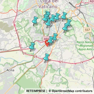 Mappa Via Sofia, 00144 Roma RM, Italia (4.01429)