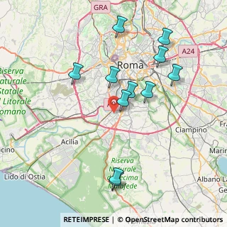Mappa Via Sofia, 00144 Roma RM, Italia (8.22455)