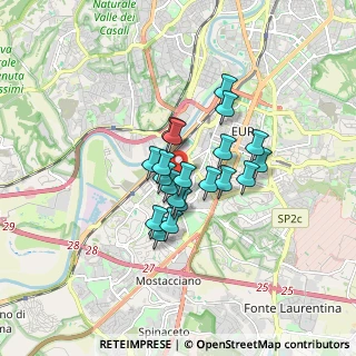 Mappa Via Sofia, 00144 Roma RM, Italia (1.23)