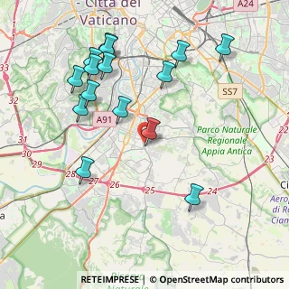 Mappa Via dei Corazzieri, 00143 Roma RM, Italia (4.638)