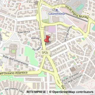 Mappa Via Laurentina, 581a, 00143 Roma, Roma (Lazio)