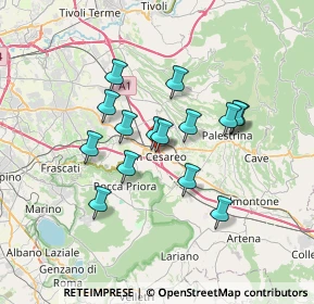 Mappa Via Casilina Km 30, 00030 San Cesareo RM, Italia (5.928)