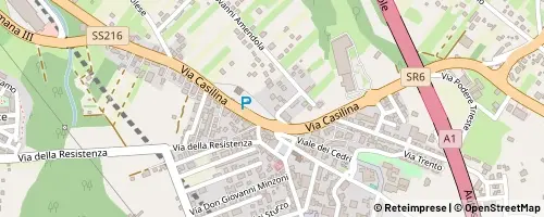Mappa San Cesareo