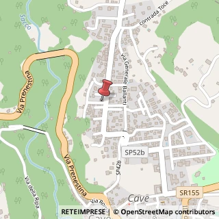 Mappa 00033 Cave Rm, 00033 Cave, Roma (Lazio)