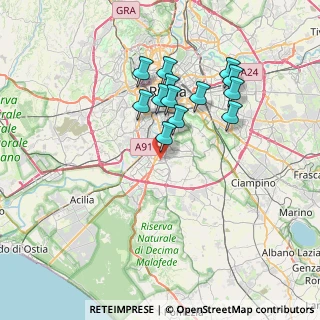 Mappa Via Nairobi, 00144 Roma RM, Italia (6.75769)