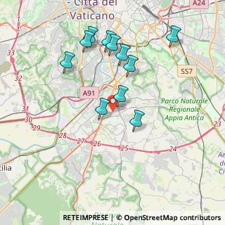 Mappa Via Nairobi, 00144 Roma RM, Italia (3.93273)