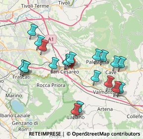 Mappa Via della Chiesetta, 00030 San Cesareo RM, Italia (8.324)