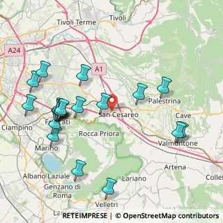 Mappa , 00030 San Cesareo RM, Italia (9.7615)
