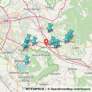 Mappa , 00030 San Cesareo RM, Italia (6.75385)