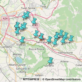 Mappa , 00030 San Cesareo RM, Italia (8.683)