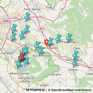 Mappa , 00030 San Cesareo RM, Italia (10.0985)