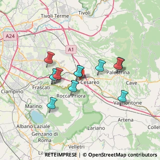 Mappa , 00030 San Cesareo RM, Italia (6.24417)