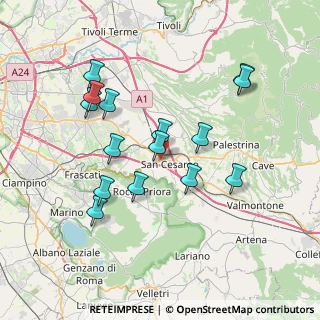 Mappa , 00030 San Cesareo RM, Italia (7.54667)