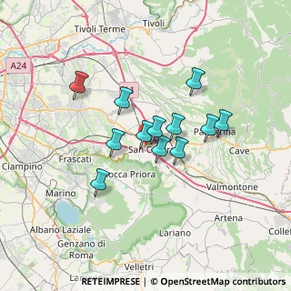 Mappa , 00030 San Cesareo RM, Italia (5.48667)