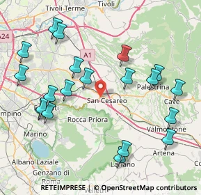 Mappa , 00030 San Cesareo RM, Italia (9.7275)