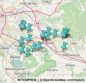 Mappa , 00030 San Cesareo RM, Italia (6.70789)