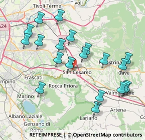 Mappa , 00030 San Cesareo RM, Italia (8.9335)