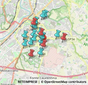 Mappa Via dei Fratelli Laurana, 00143 Roma RM, Italia (1.382)