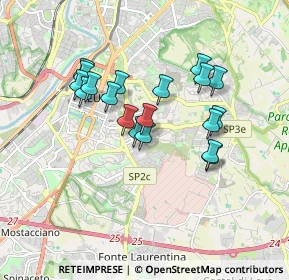 Mappa Via dei Fratelli Laurana, 00143 Roma RM, Italia (1.59211)