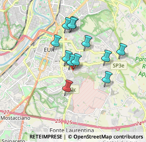 Mappa Via dei Fratelli Laurana, 00143 Roma RM, Italia (1.50083)