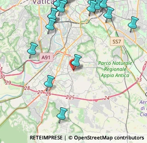 Mappa Via dei Fratelli Laurana, 00143 Roma RM, Italia (6.1495)