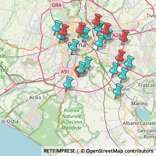 Mappa Via del Colle della Strega, 00143 Roma RM, Italia (8.5885)