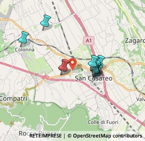 Mappa Via Giacomo Balla, 00030 San Cesareo RM, Italia (1.4325)