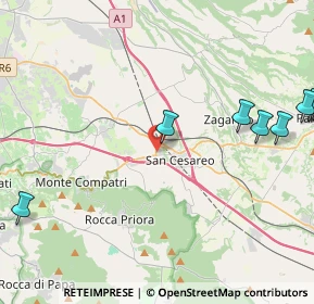 Mappa Via Giacomo Balla, 00030 San Cesareo RM, Italia (7.03917)