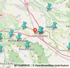 Mappa Via Giacomo Balla, 00030 San Cesareo RM, Italia (5.73308)