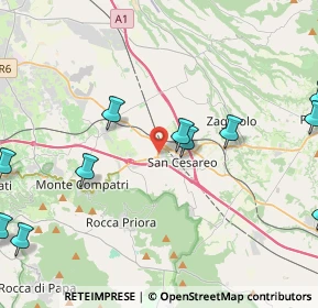 Mappa Via Giacomo Balla, 00030 San Cesareo RM, Italia (5.95364)