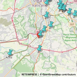 Mappa Via Oslo, 00144 Roma RM, Italia (6.70875)