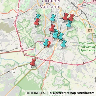 Mappa Via Oslo, 00144 Roma RM, Italia (3.86643)