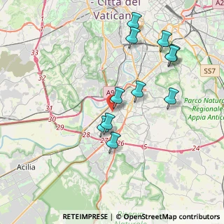 Mappa Via Oslo, 00144 Roma RM, Italia (4.02727)